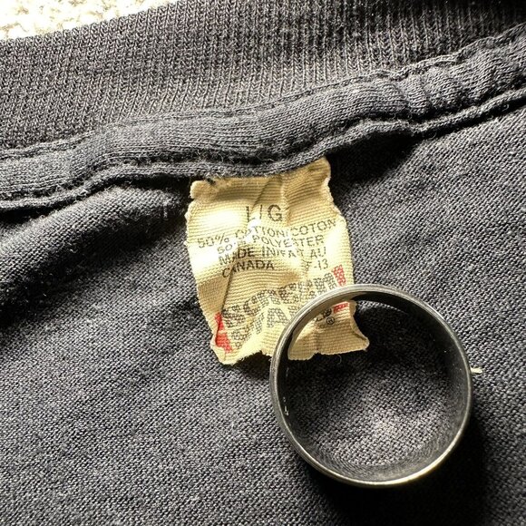 Alice Cooper 1987 T Shirt Size Large Raise Your Fist And Yell Tour Black Tours - Picture 4 of 9